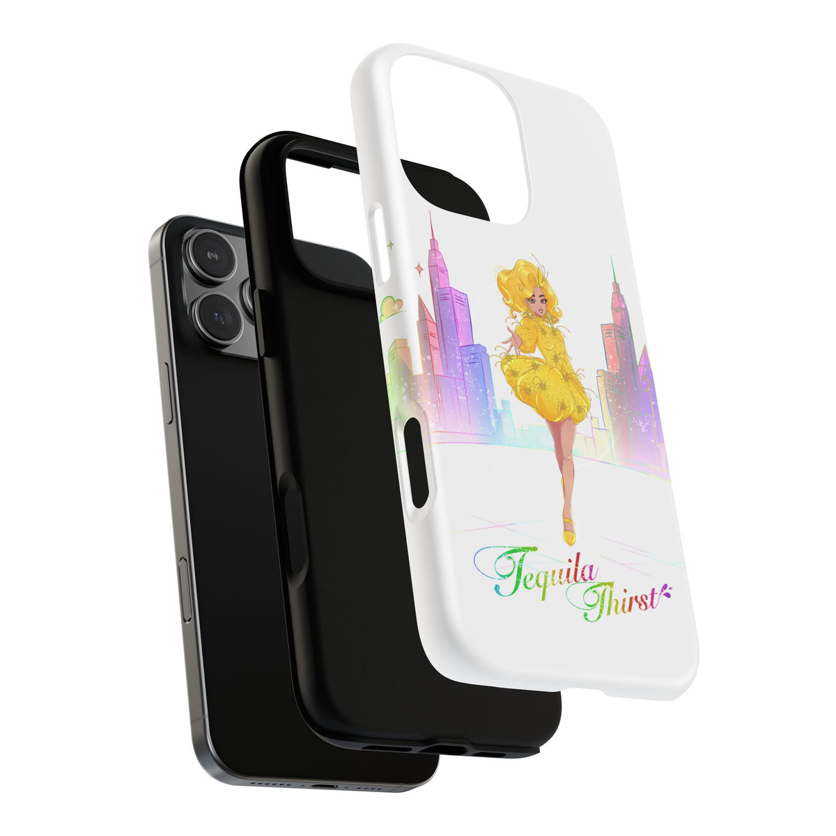Tequila & The City - Tequila Thirst Glam Phone Case — Tough Magnetic iPhone Cover (Design 2)