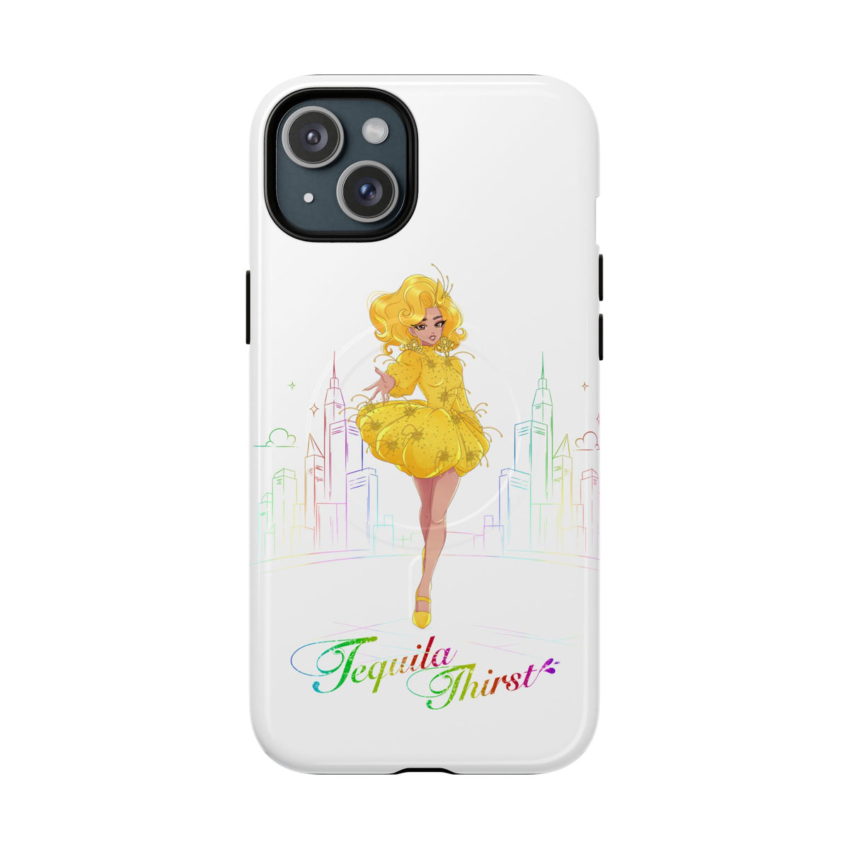 Tequila & The City - Tequila Thirst Glam Phone Case — Tough Magnetic iPhone Cover (Design 1)