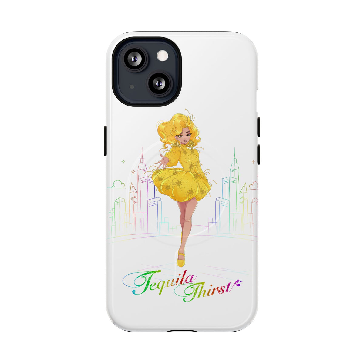 Tequila & The City - Tequila Thirst Glam Phone Case — Tough Magnetic iPhone Cover (Design 1)