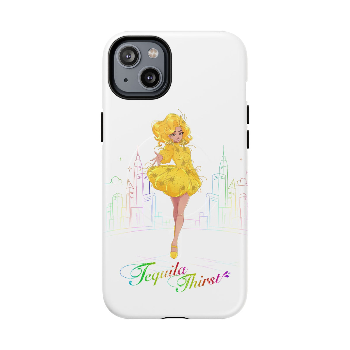 Tequila & The City - Tequila Thirst Glam Phone Case — Tough Magnetic iPhone Cover (Design 1)