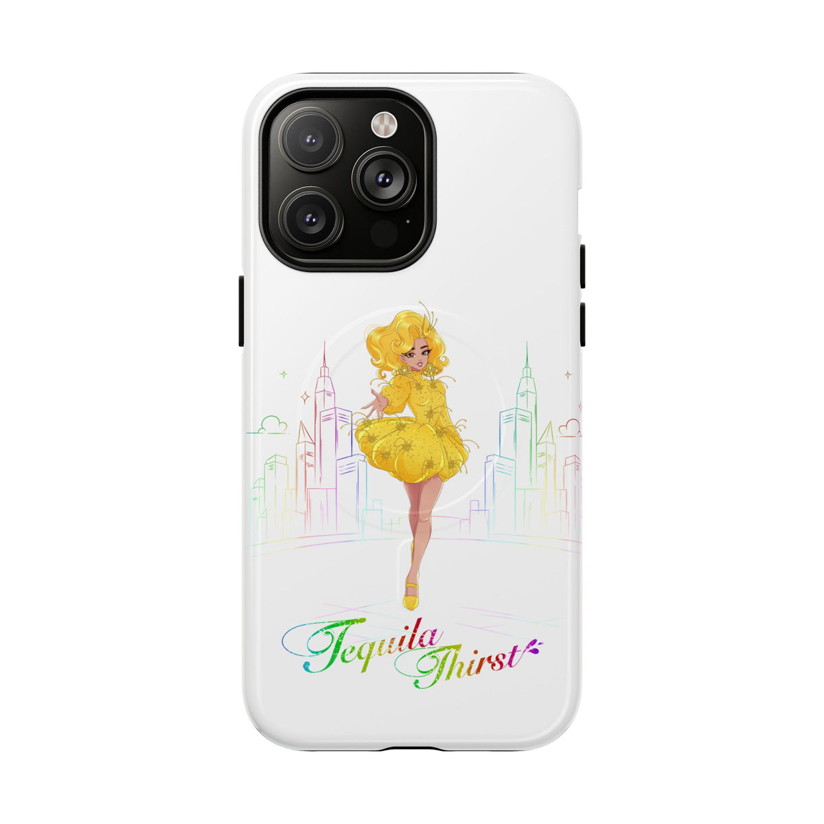 Tequila & The City - Tequila Thirst Glam Phone Case — Tough Magnetic iPhone Cover (Design 1)