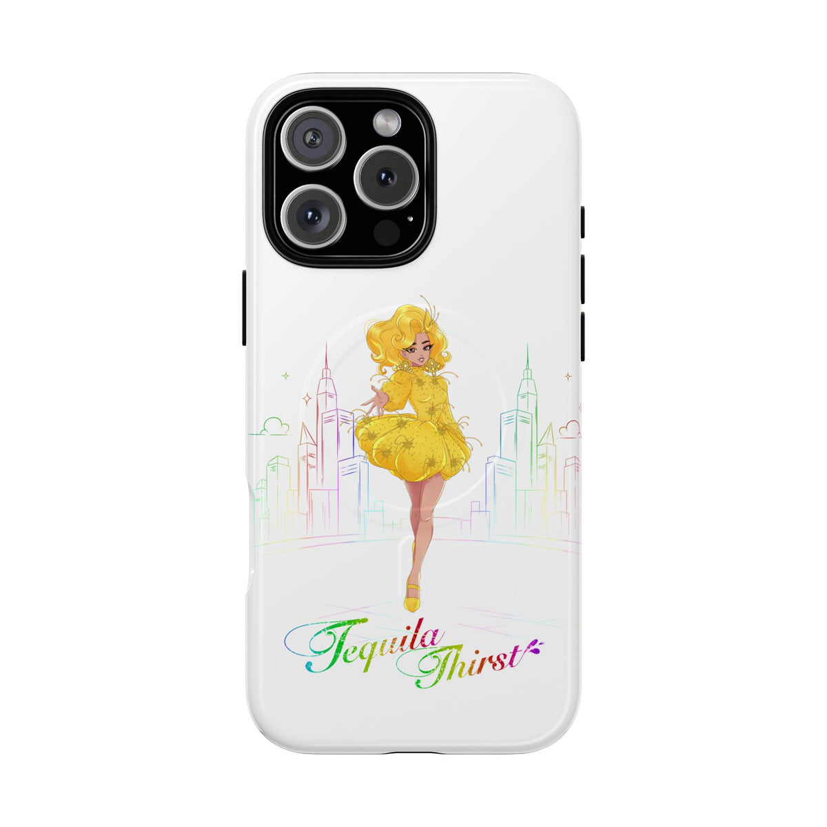 Tequila & The City - Tequila Thirst Glam Phone Case — Tough Magnetic iPhone Cover (Design 1)