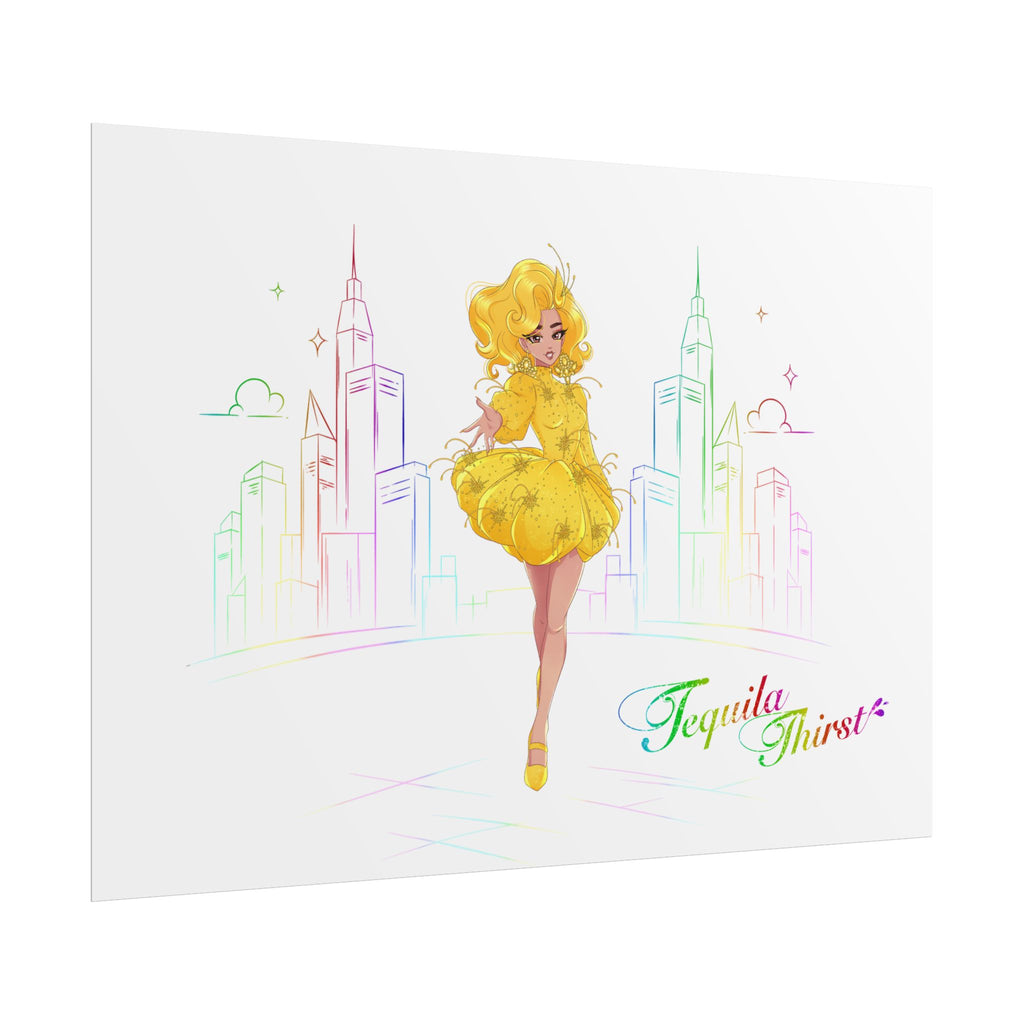 Tequila & The City — Tequila Thirst Illustration (Design 1)