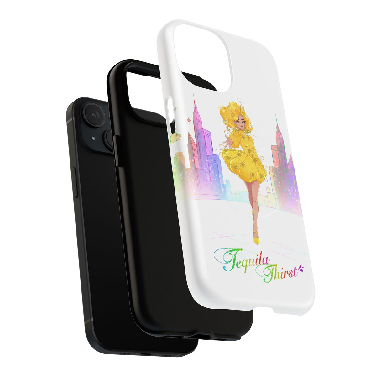 Tequila & The City - Tequila Thirst Glam Phone Case — Tough Magnetic iPhone Cover (Design 2)