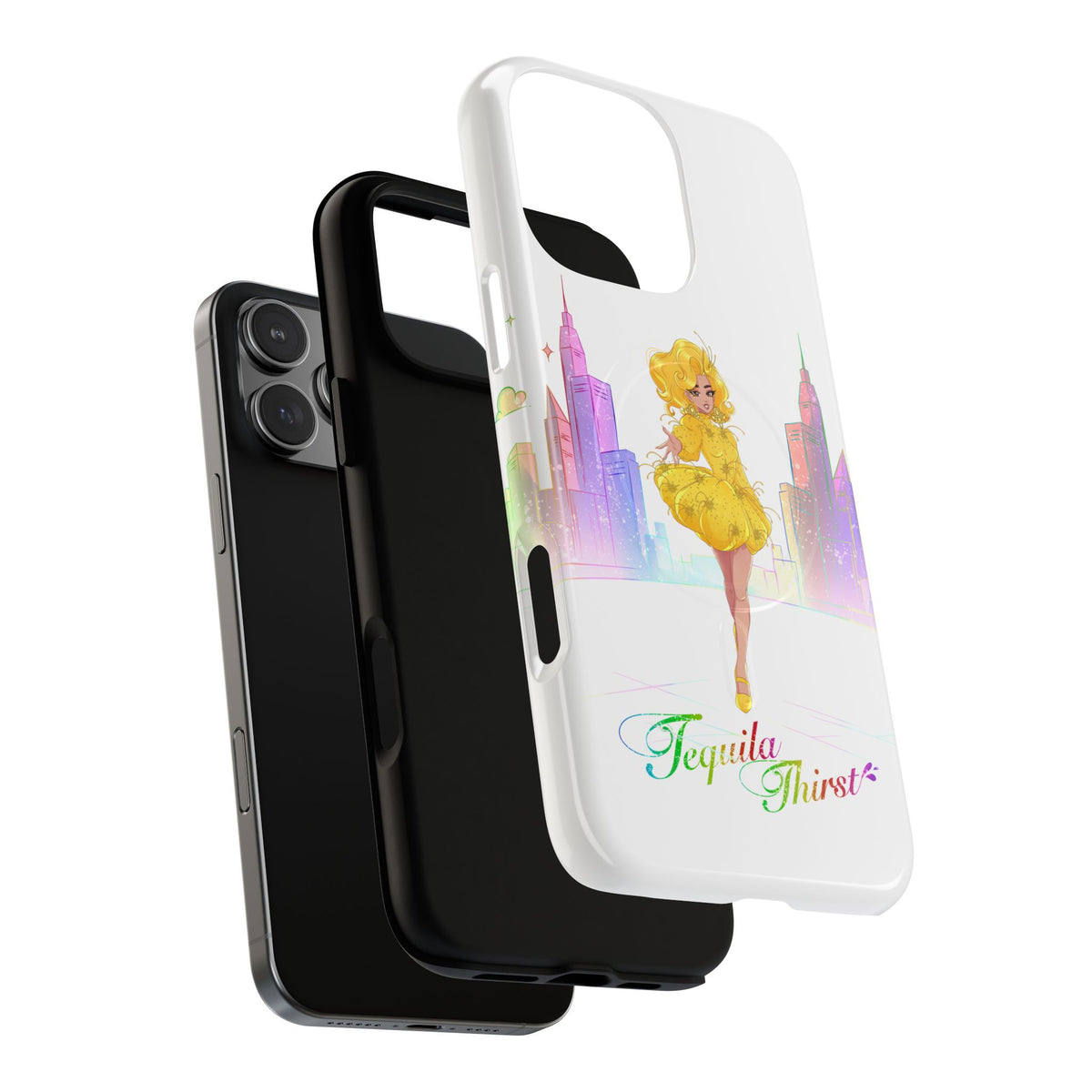 Tequila & The City - Tequila Thirst Glam Phone Case — Tough Magnetic iPhone Cover (Design 2)