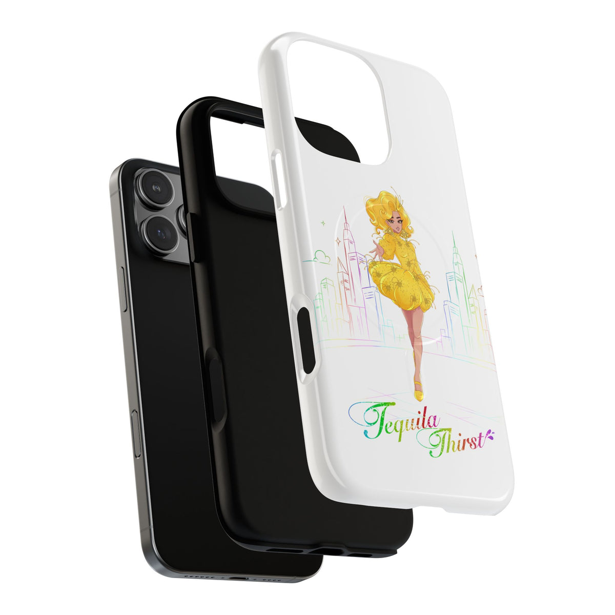 Tequila & The City - Tequila Thirst Glam Phone Case — Tough Magnetic iPhone Cover (Design 1)