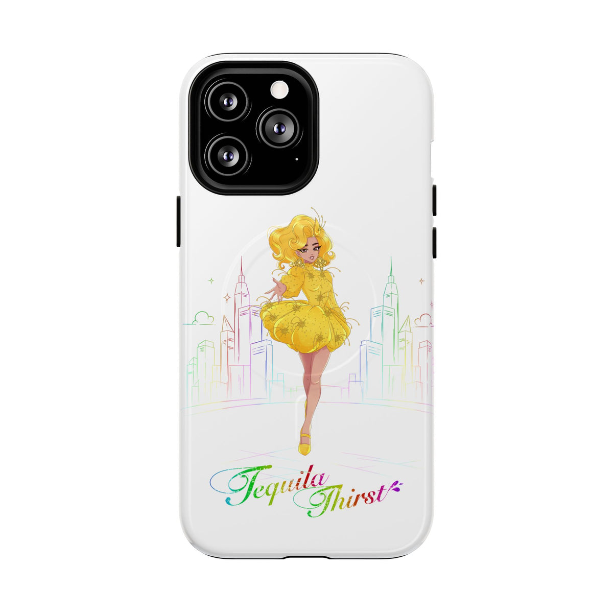 Tequila & The City - Tequila Thirst Glam Phone Case — Tough Magnetic iPhone Cover (Design 1)