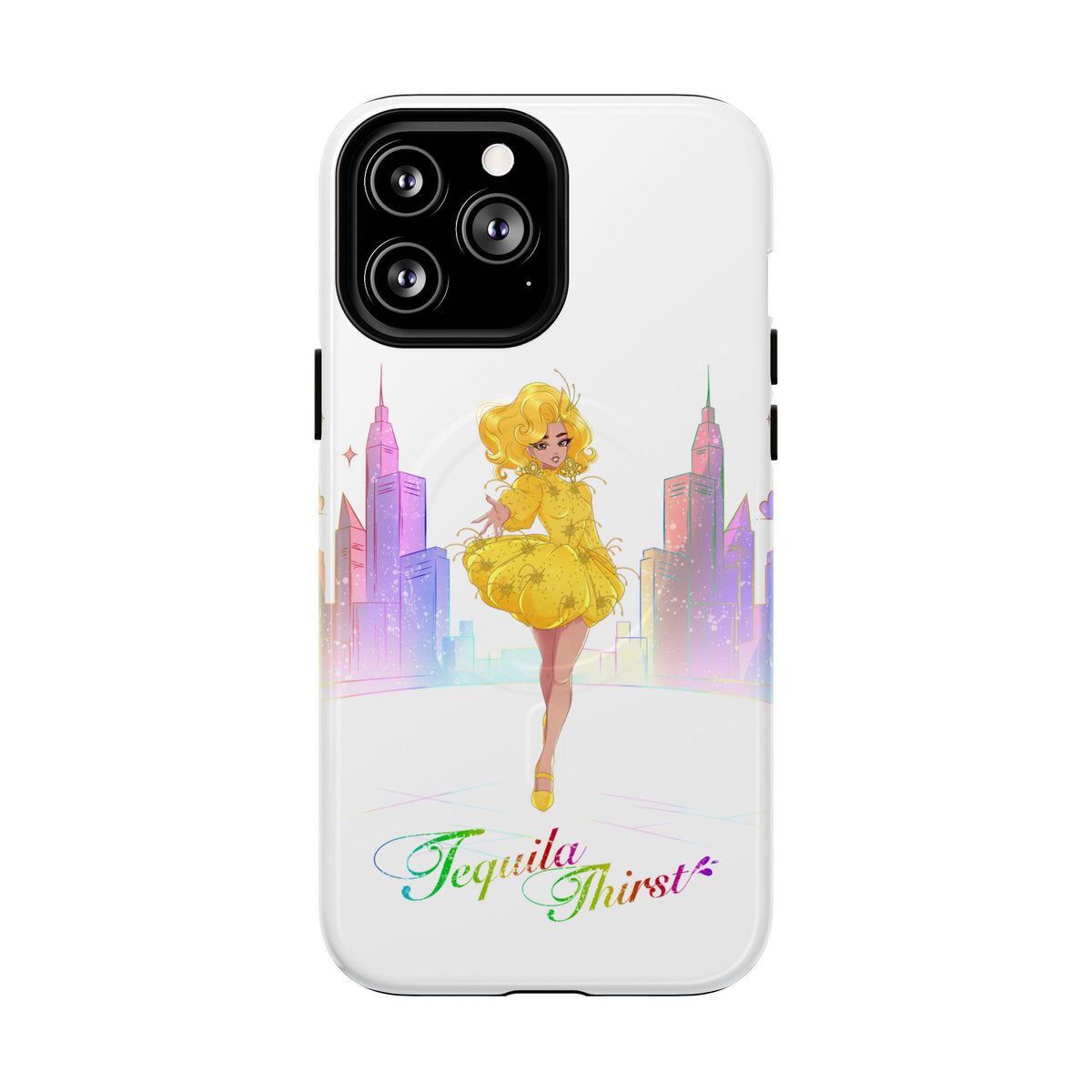 Tequila & The City - Tequila Thirst Glam Phone Case — Tough Magnetic iPhone Cover (Design 2)