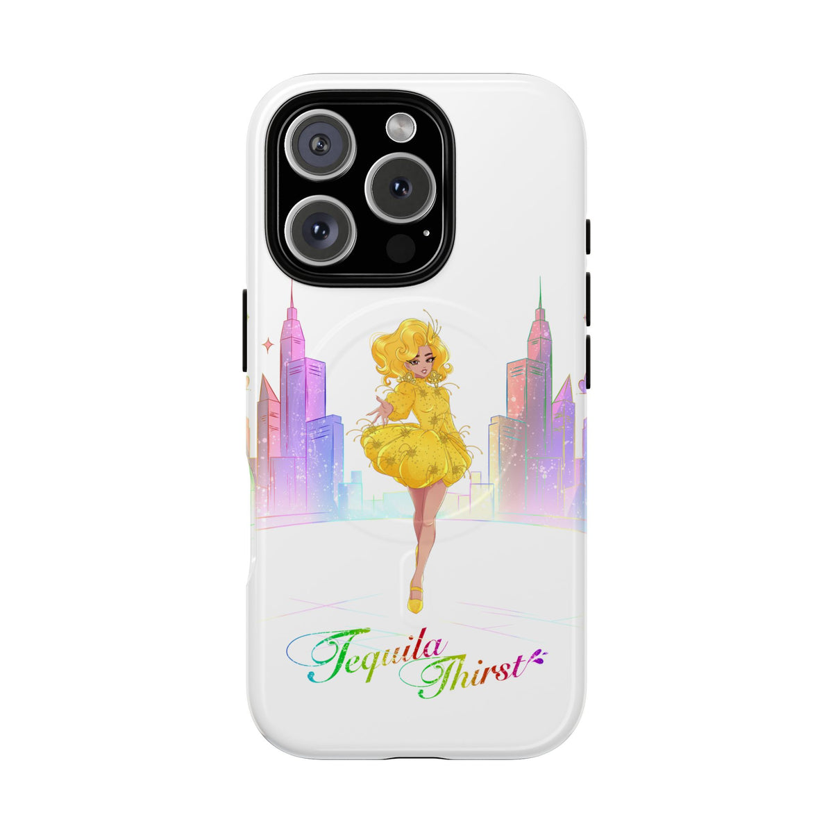 Tequila & The City - Tequila Thirst Glam Phone Case — Tough Magnetic iPhone Cover (Design 2)