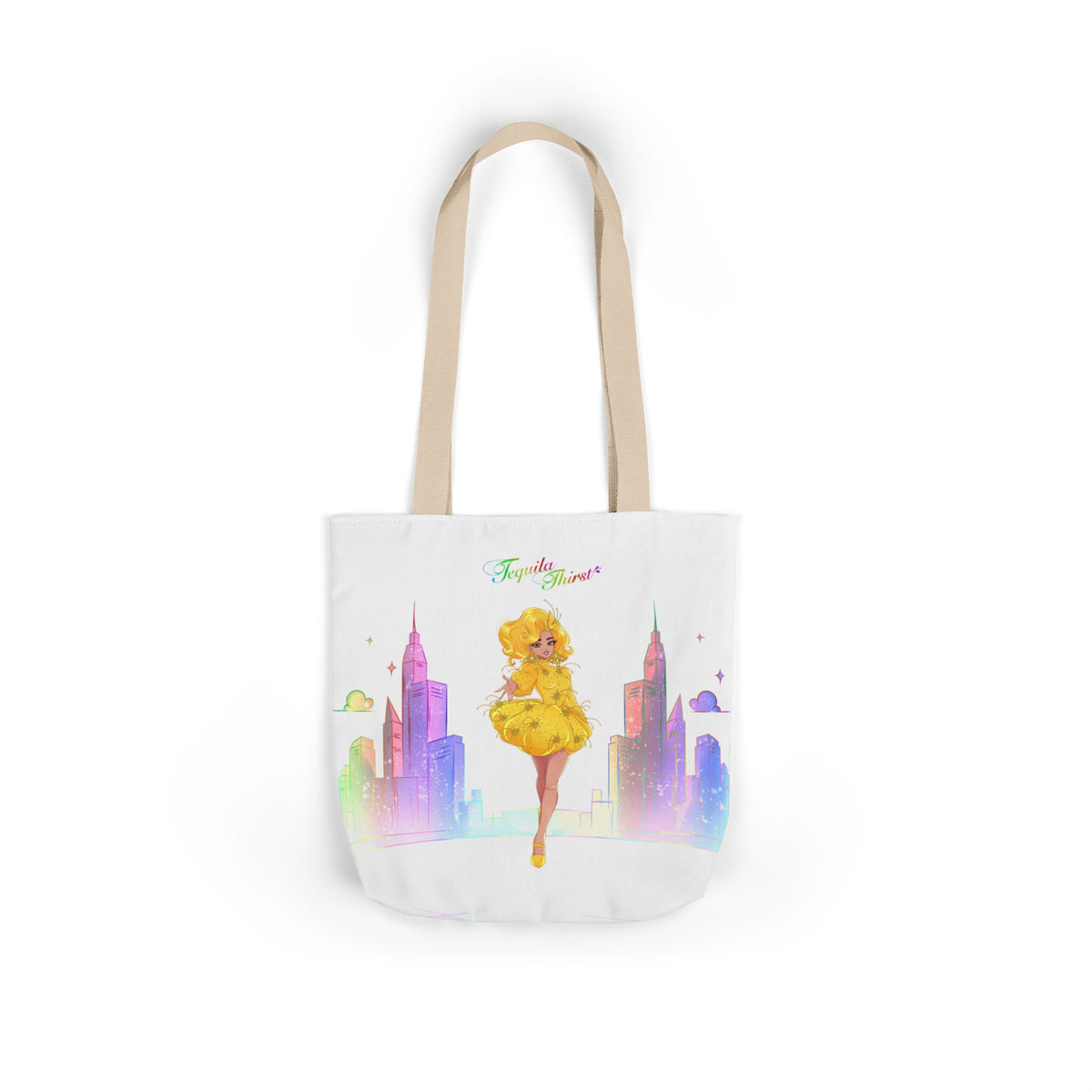 Tequila & The City - Tequila Thirst Canvas Tote Bag (Design 2)
