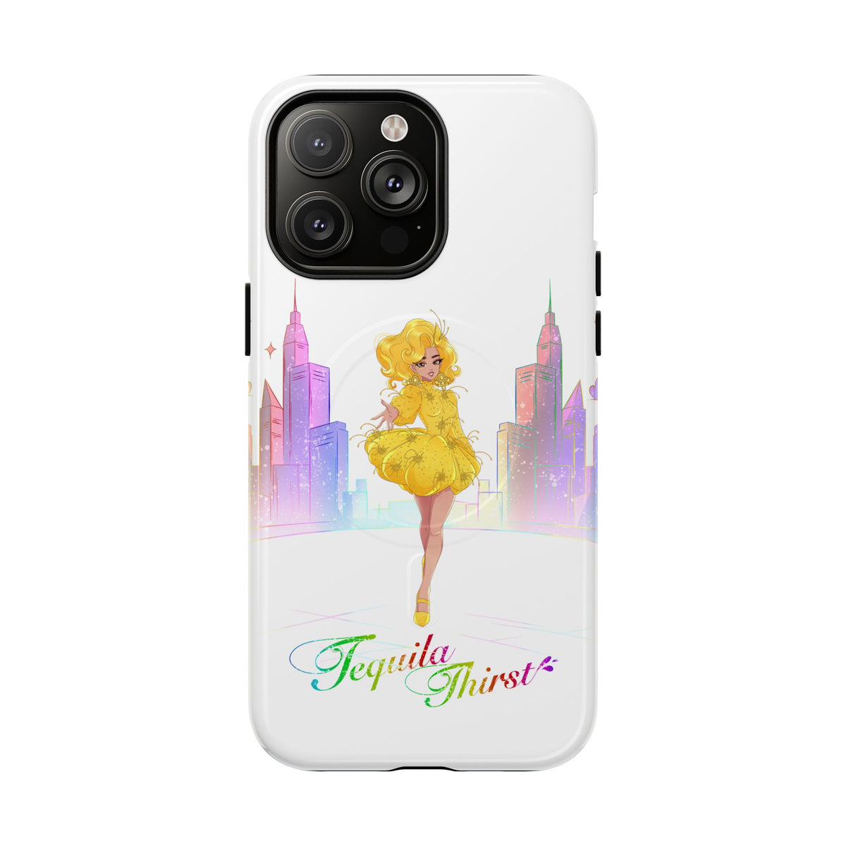 Tequila & The City - Tequila Thirst Glam Phone Case — Tough Magnetic iPhone Cover (Design 2)