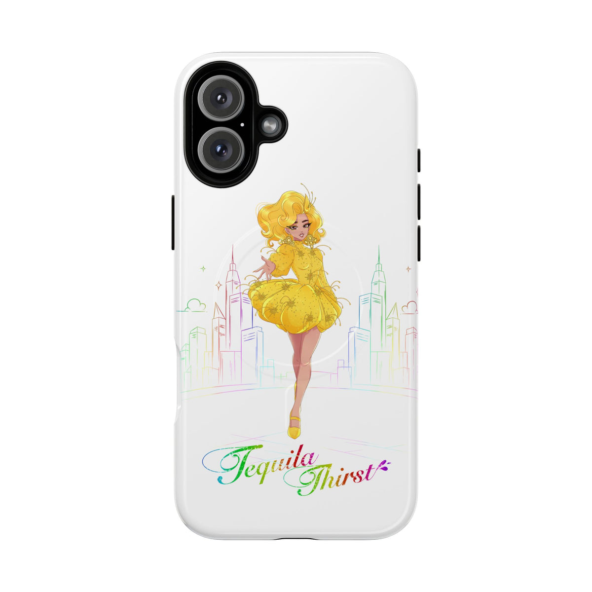 Tequila & The City - Tequila Thirst Glam Phone Case — Tough Magnetic iPhone Cover (Design 1)