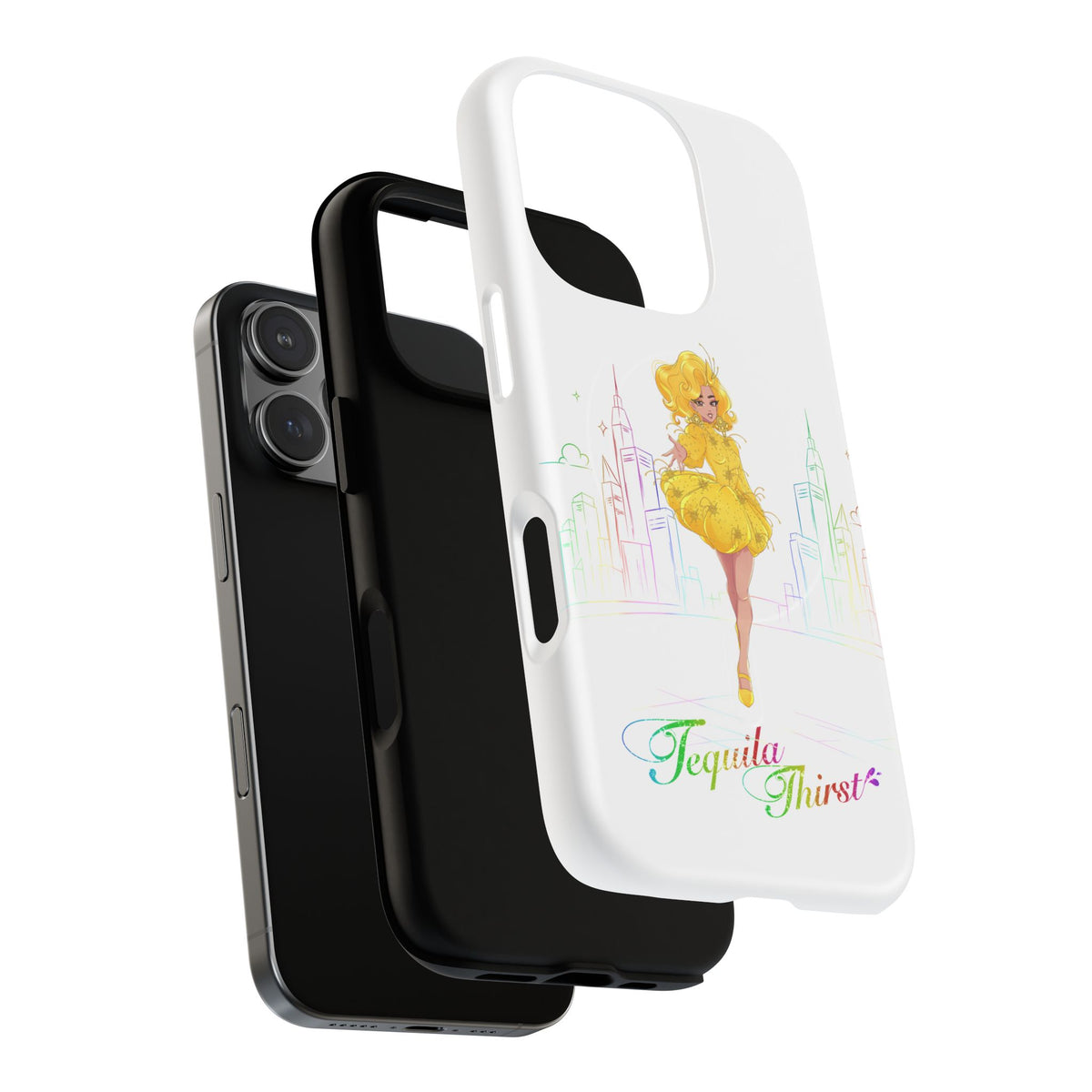 Tequila & The City - Tequila Thirst Glam Phone Case — Tough Magnetic iPhone Cover (Design 1)