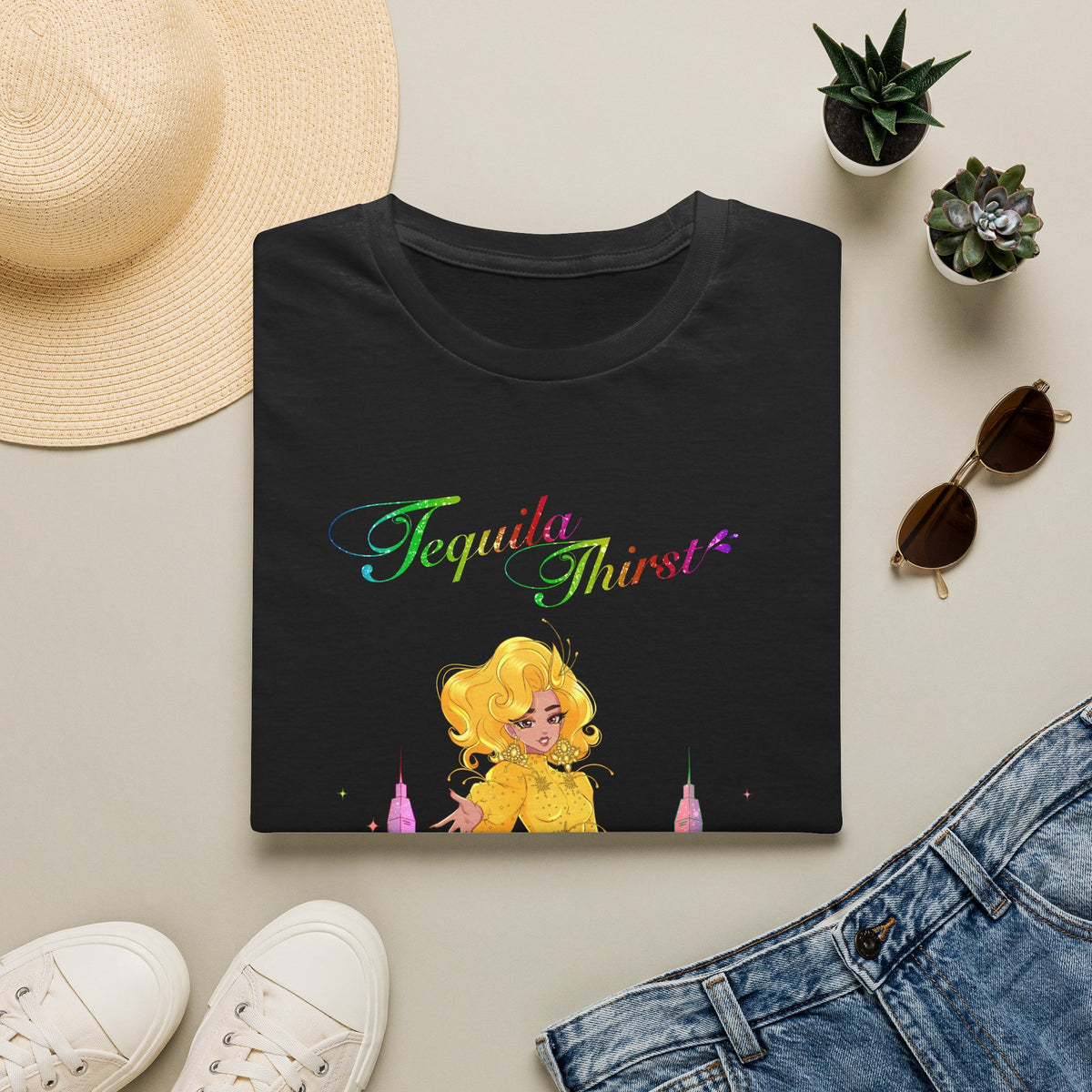 Tequila & The City - Tequila Thirst T-Shirt (Design 2)