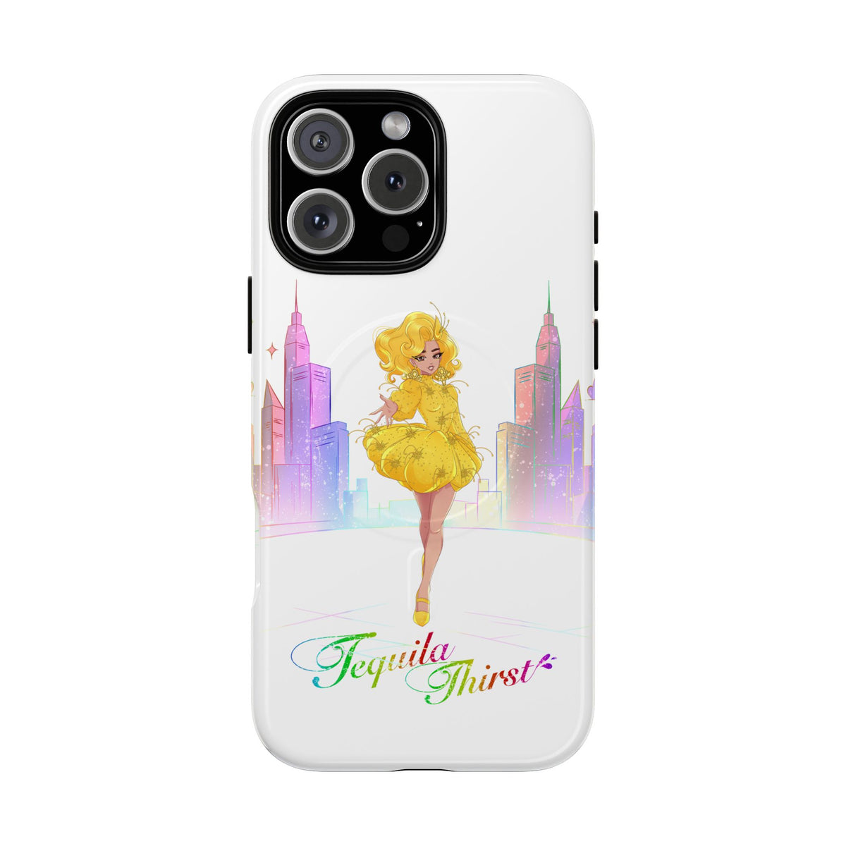 Tequila & The City - Tequila Thirst Glam Phone Case — Tough Magnetic iPhone Cover (Design 2)