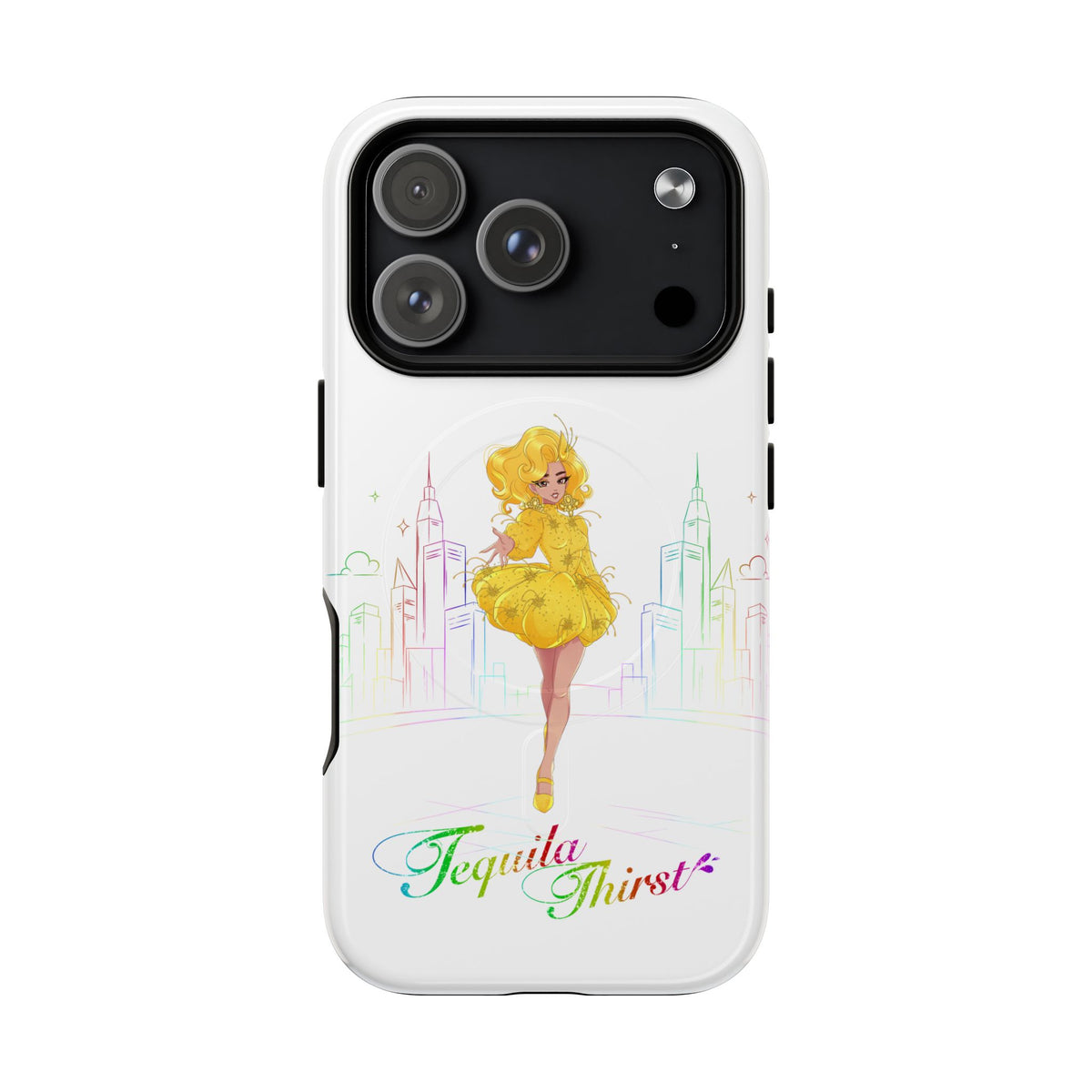 Tequila & The City - Tequila Thirst Glam Phone Case — Tough Magnetic iPhone Cover (Design 1)