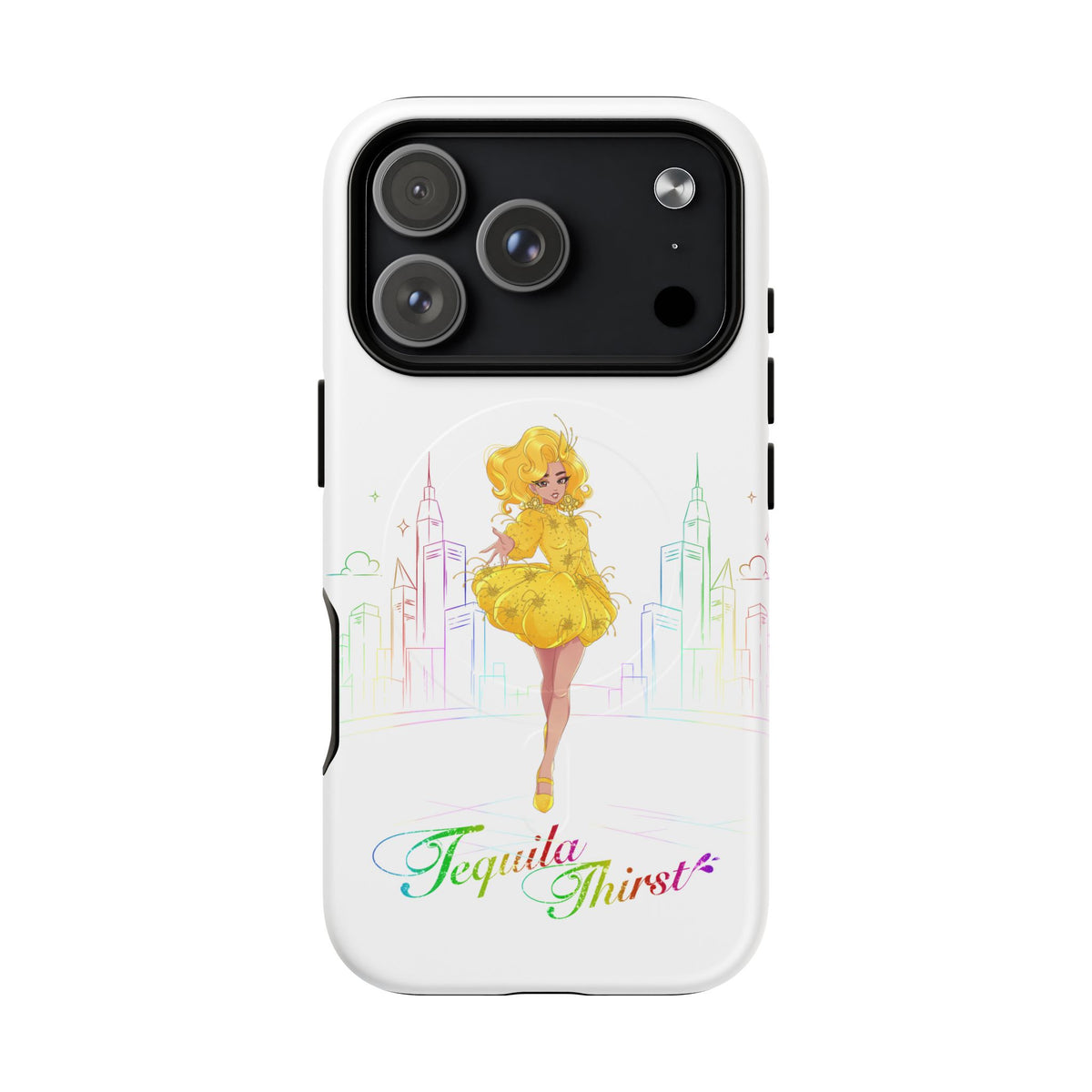Tequila & The City - Tequila Thirst Glam Phone Case — Tough Magnetic iPhone Cover (Design 1)