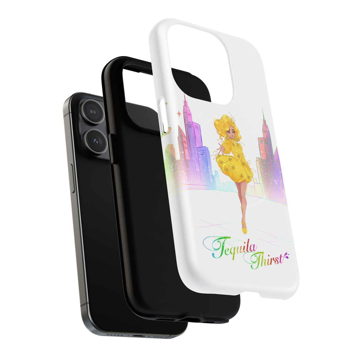 Tequila & The City - Tequila Thirst Glam Phone Case — Tough Magnetic iPhone Cover (Design 2)