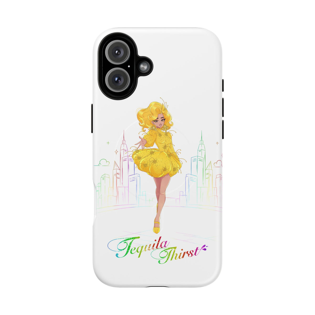 Tequila & The City - Tequila Thirst Glam Phone Case — Tough Magnetic iPhone Cover (Design 1)