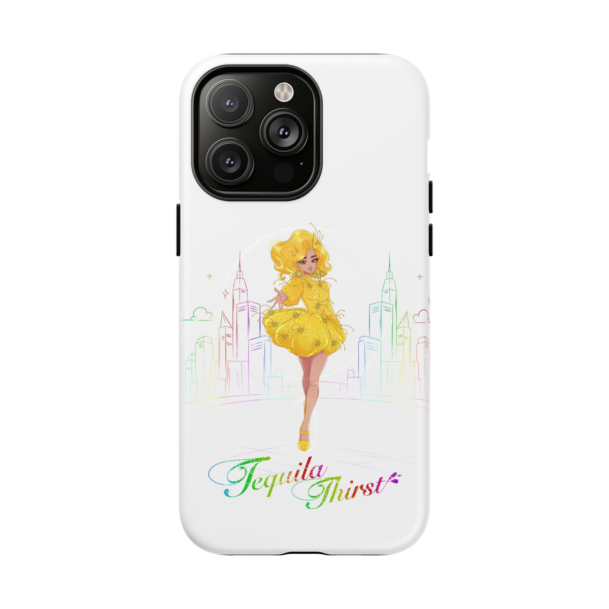 Tequila & The City - Tequila Thirst Glam Phone Case — Tough Magnetic iPhone Cover (Design 1)