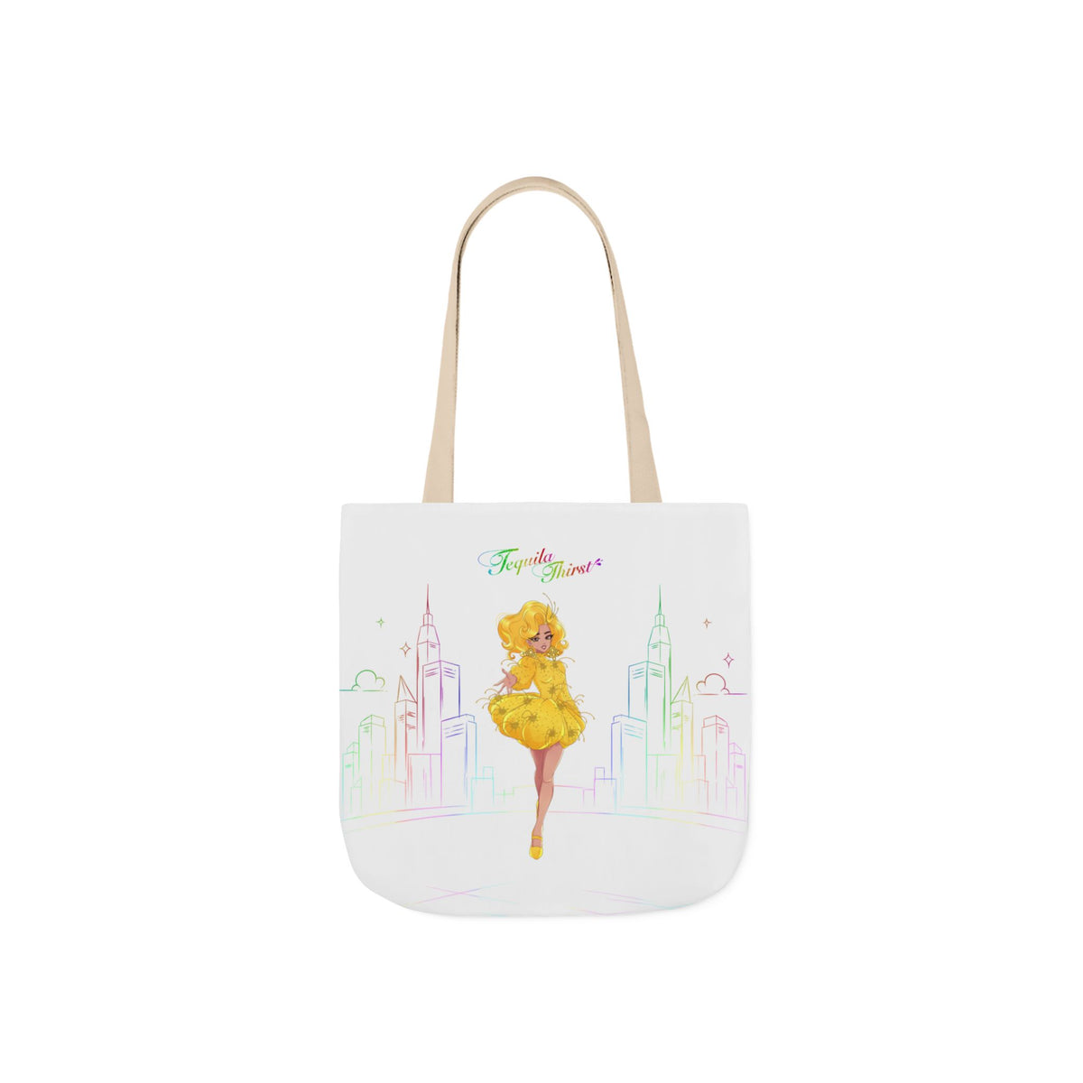Tequila & The City - Tequila Thirst Canvas Tote Bag (Design 1)