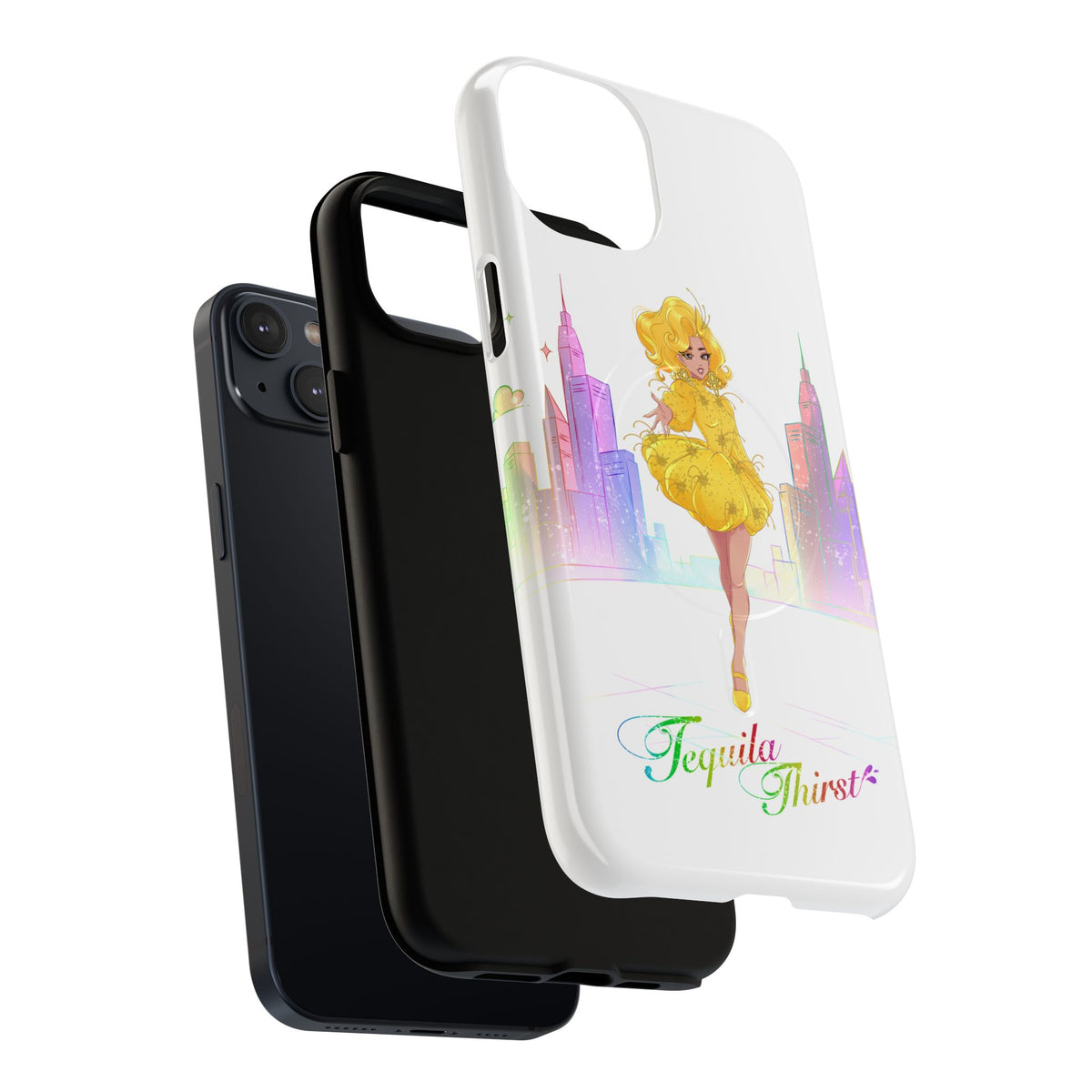 Tequila & The City - Tequila Thirst Glam Phone Case — Tough Magnetic iPhone Cover (Design 2)