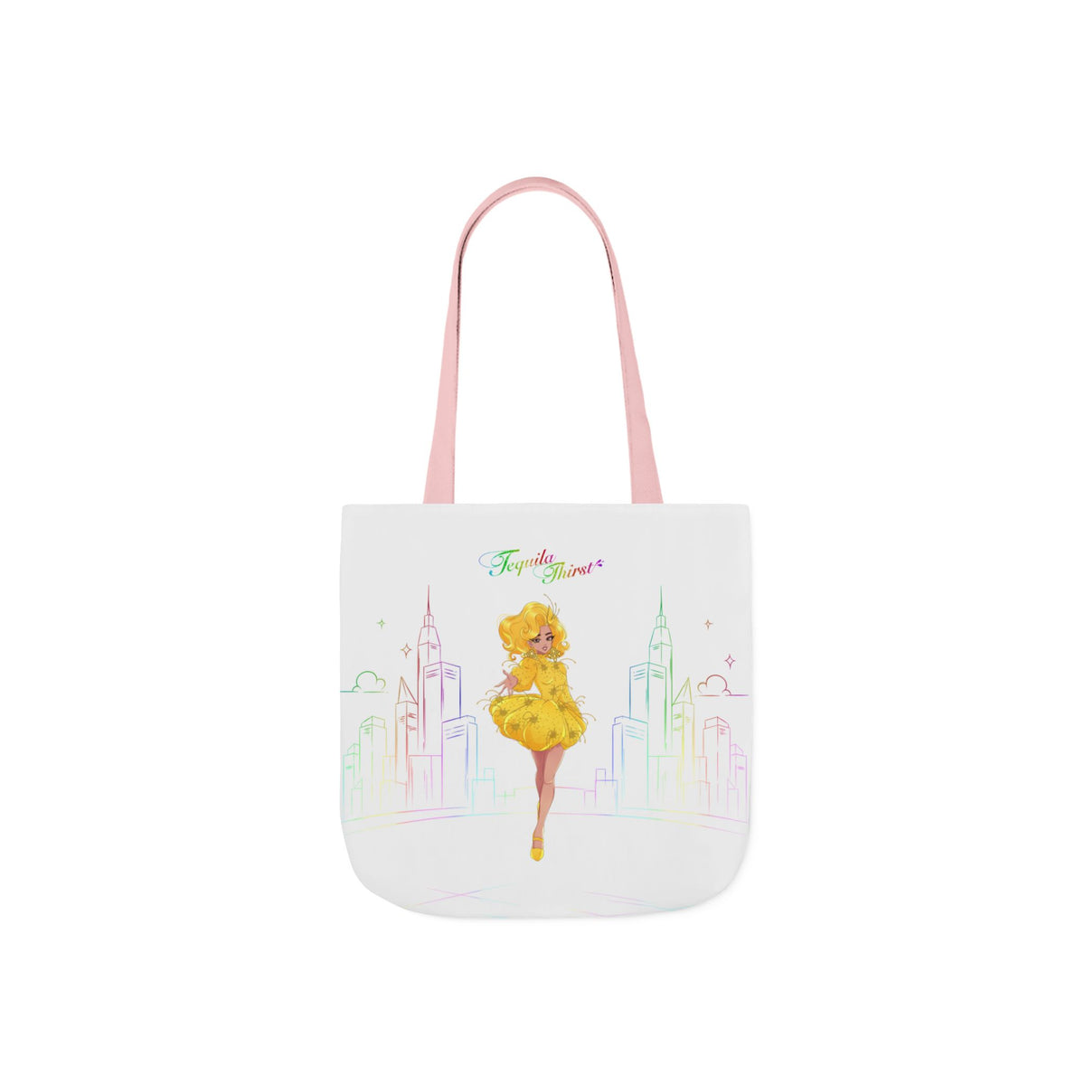 Tequila & The City - Tequila Thirst Canvas Tote Bag (Design 1)