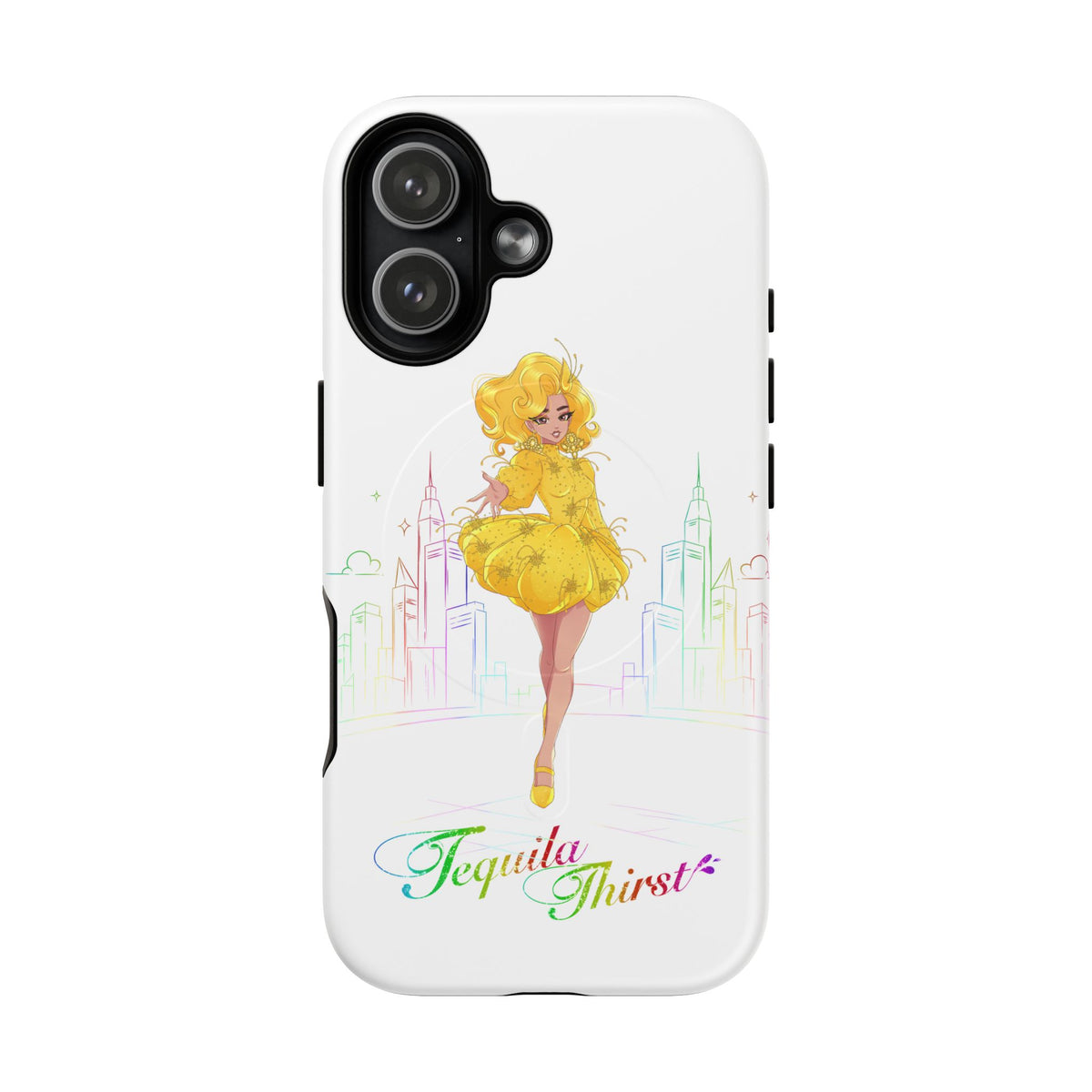 Tequila & The City - Tequila Thirst Glam Phone Case — Tough Magnetic iPhone Cover (Design 1)
