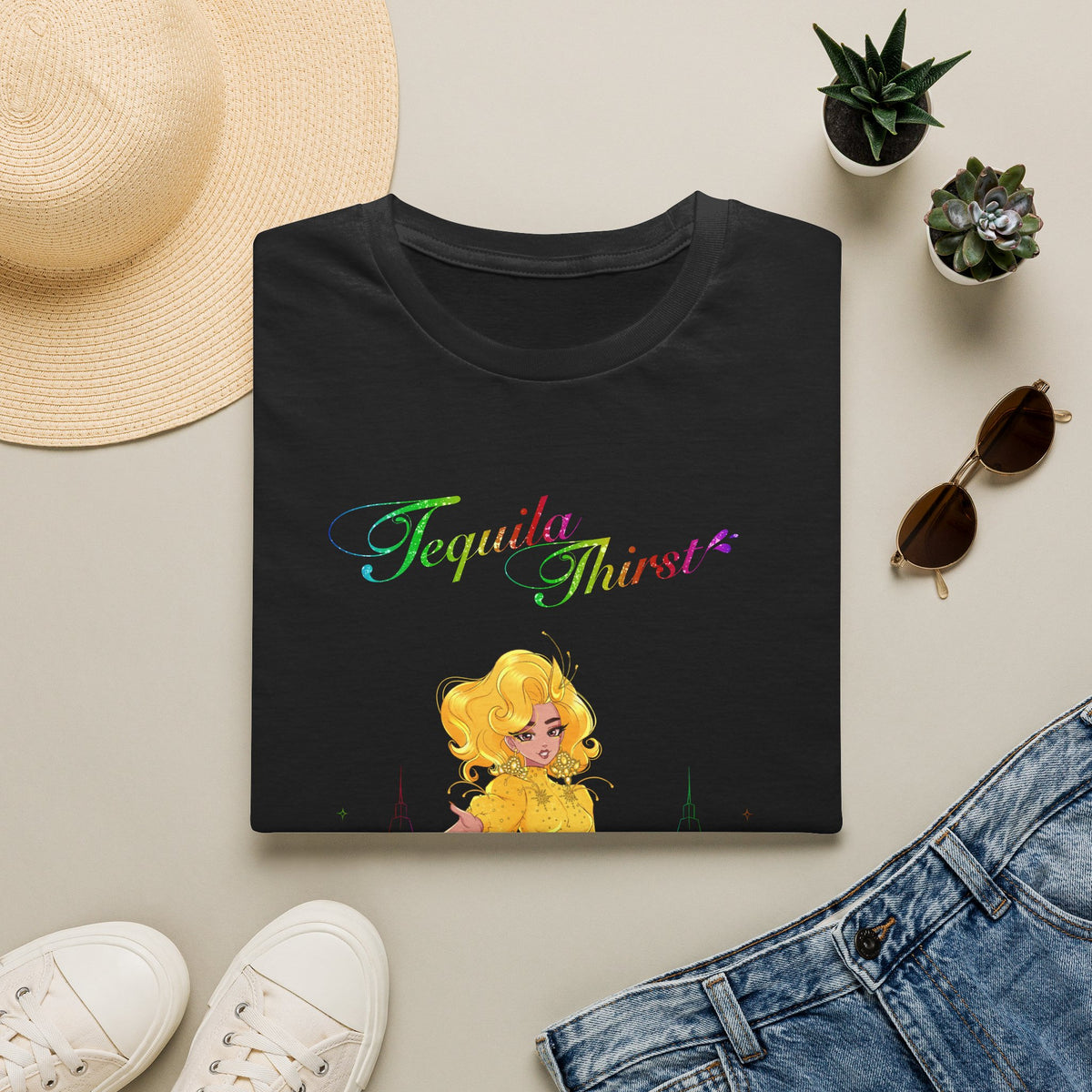 Tequila & The City - Tequila Thirst T-Shirt (Design 1)