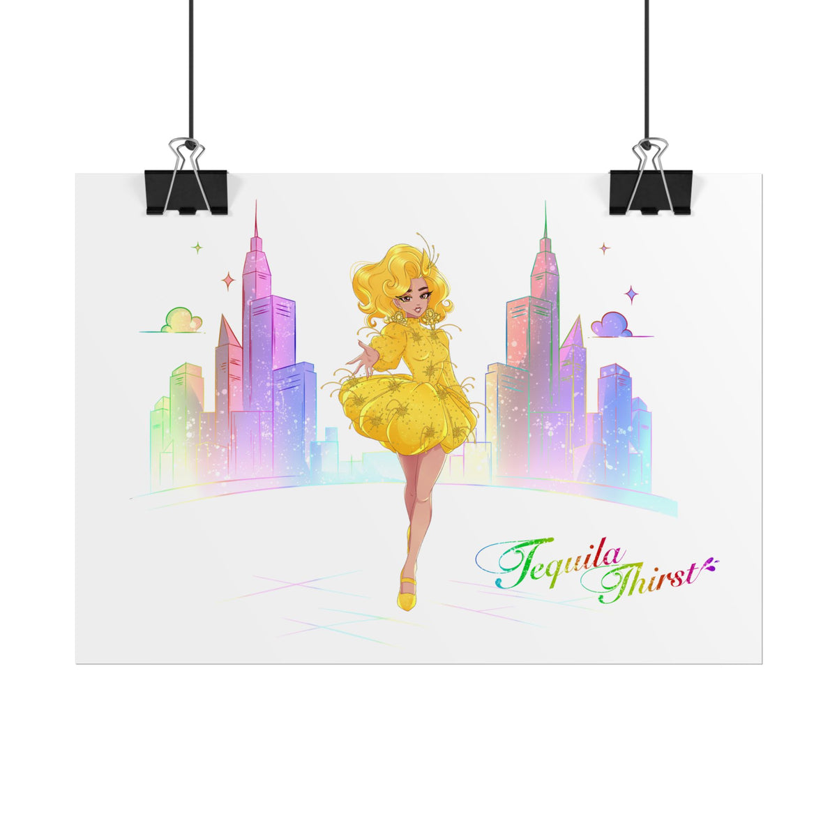 Tequila & The City — Tequila Thirst Illustration (Design 2)