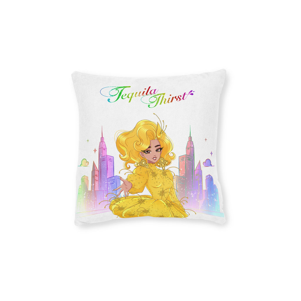Tequila & The City - Tequila Thirst Decorative Square Pillow (Design 2)