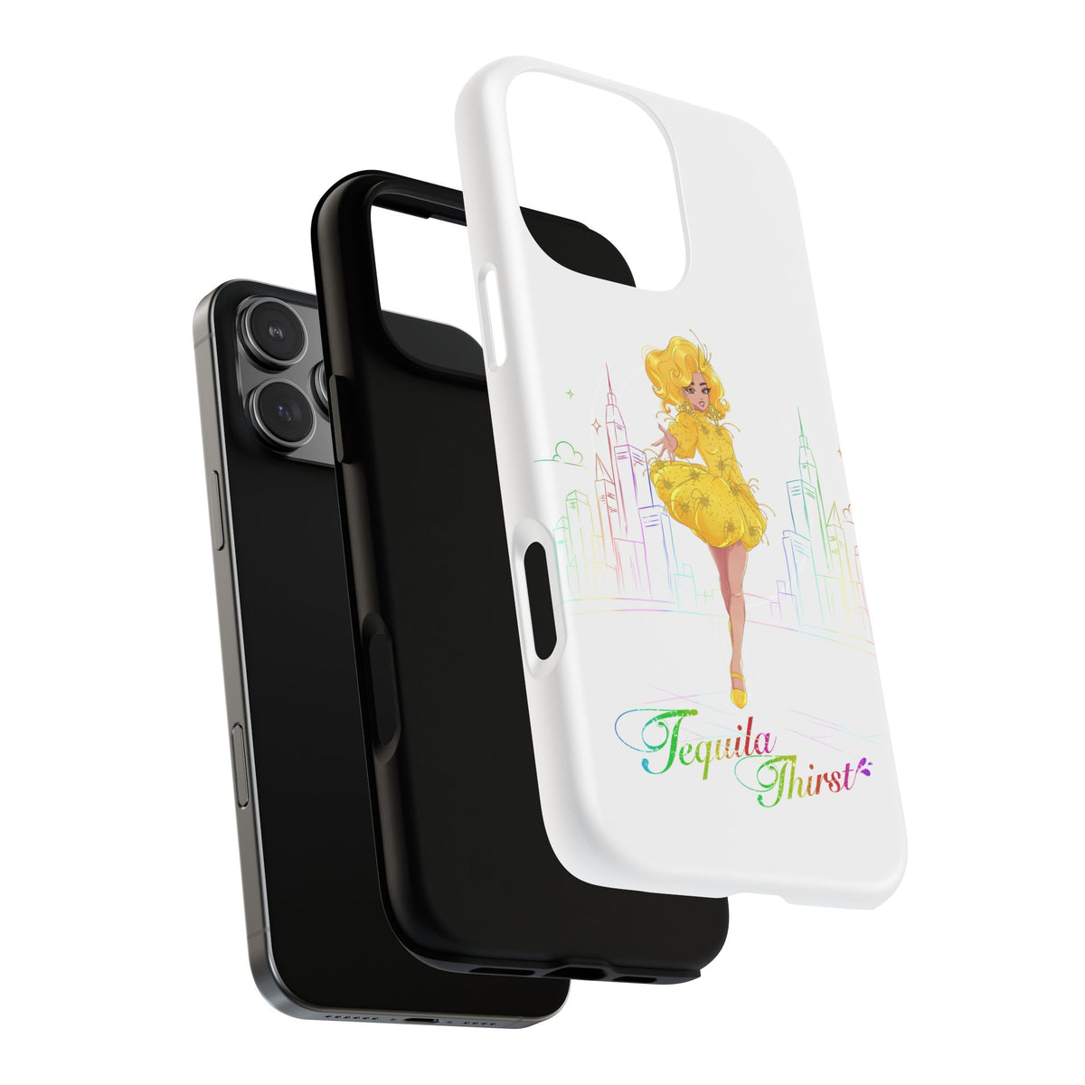 Tequila & The City - Tequila Thirst Glam Phone Case — Tough Magnetic iPhone Cover (Design 1)