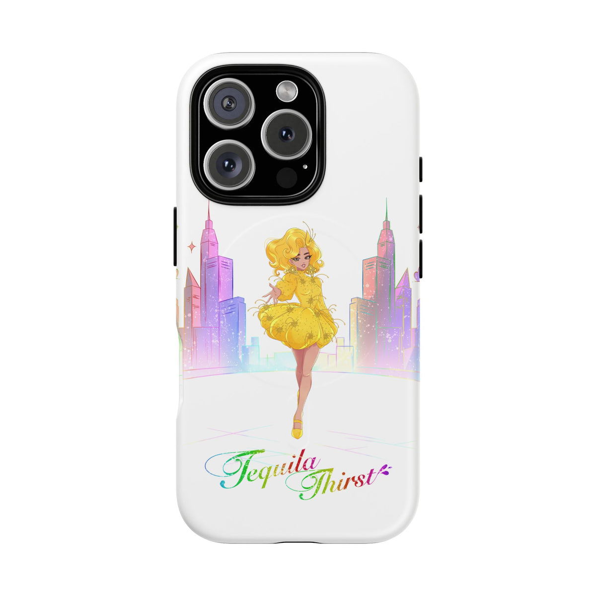 Tequila & The City - Tequila Thirst Glam Phone Case — Tough Magnetic iPhone Cover (Design 2)