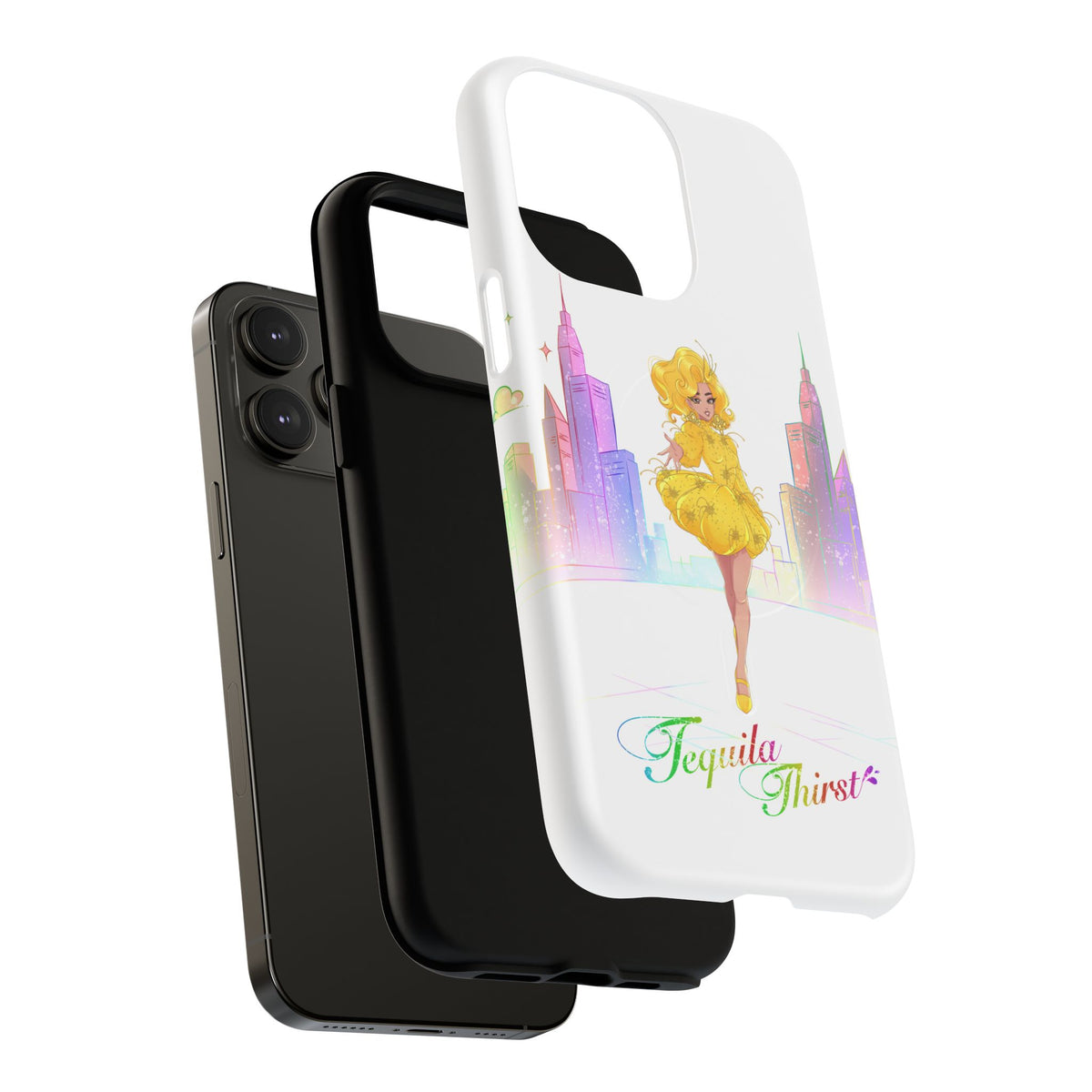 Tequila & The City - Tequila Thirst Glam Phone Case — Tough Magnetic iPhone Cover (Design 2)