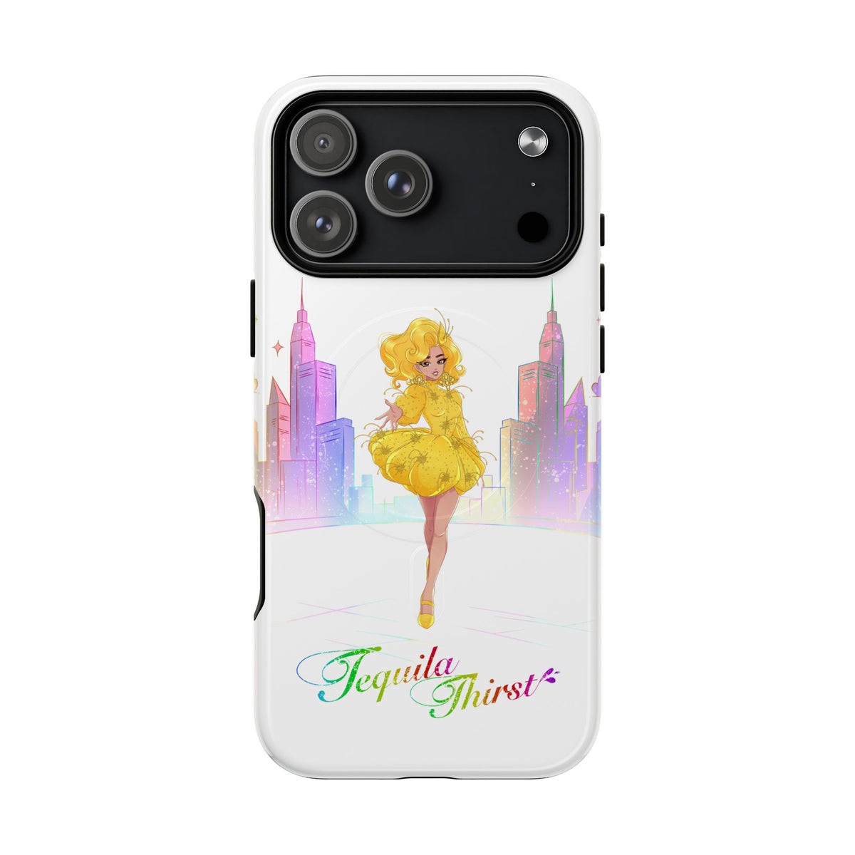 Tequila & The City - Tequila Thirst Glam Phone Case — Tough Magnetic iPhone Cover (Design 2)