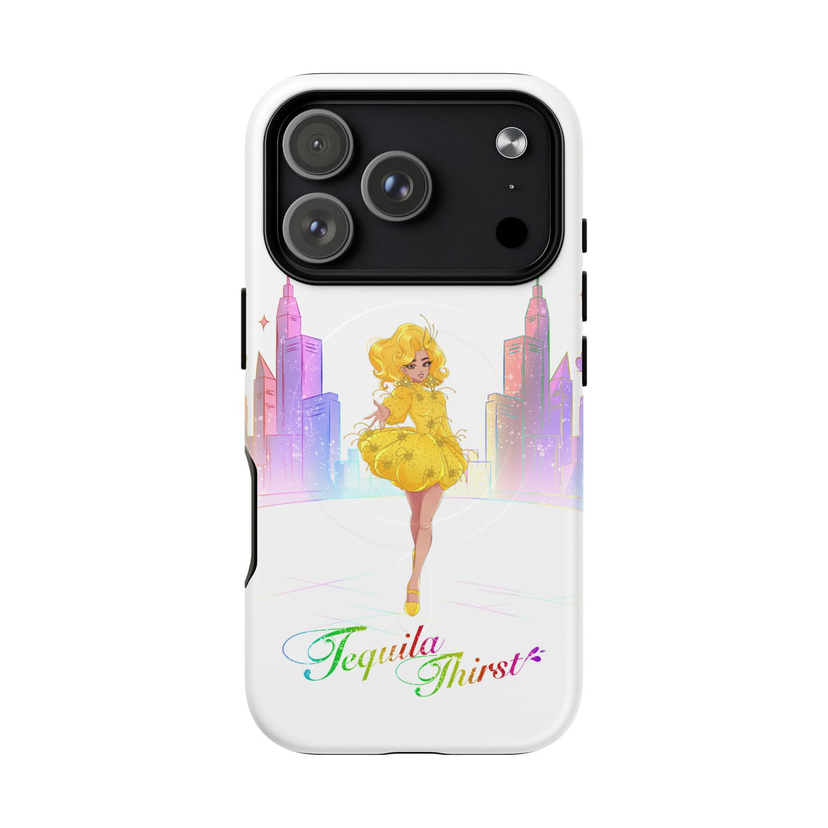 Tequila & The City - Tequila Thirst Glam Phone Case — Tough Magnetic iPhone Cover (Design 2)