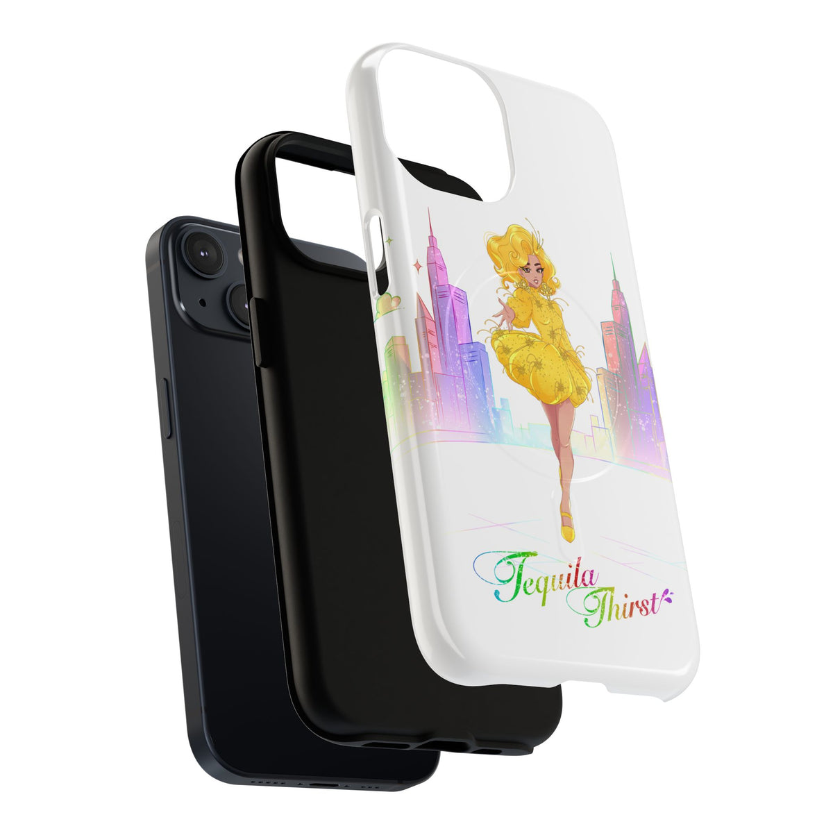 Tequila & The City - Tequila Thirst Glam Phone Case — Tough Magnetic iPhone Cover (Design 2)