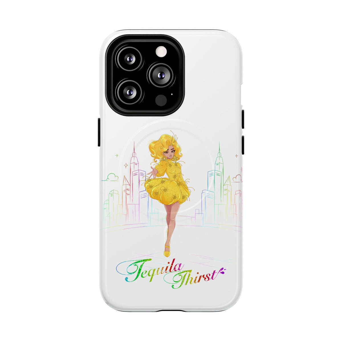 Tequila & The City - Tequila Thirst Glam Phone Case — Tough Magnetic iPhone Cover (Design 1)