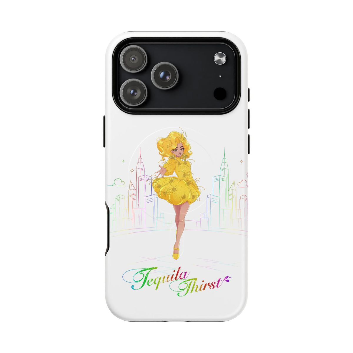 Tequila & The City - Tequila Thirst Glam Phone Case — Tough Magnetic iPhone Cover (Design 1)