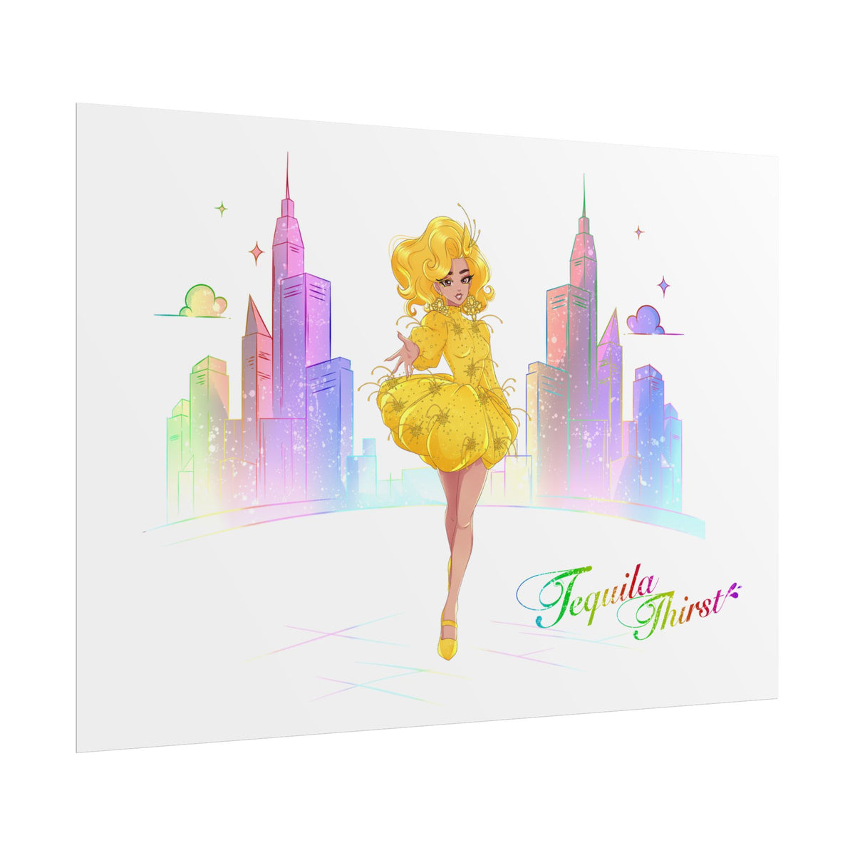 Tequila & The City — Tequila Thirst Illustration (Design 2)