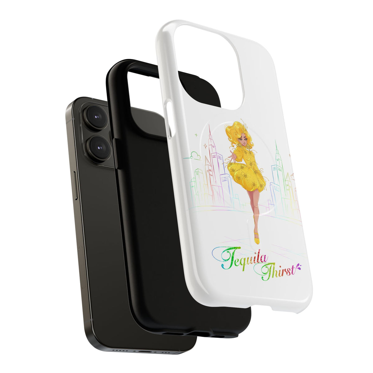 Tequila & The City - Tequila Thirst Glam Phone Case — Tough Magnetic iPhone Cover (Design 1)