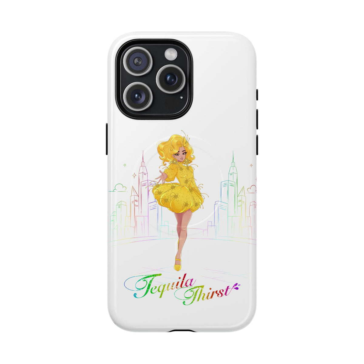 Tequila & The City - Tequila Thirst Glam Phone Case — Tough Magnetic iPhone Cover (Design 1)