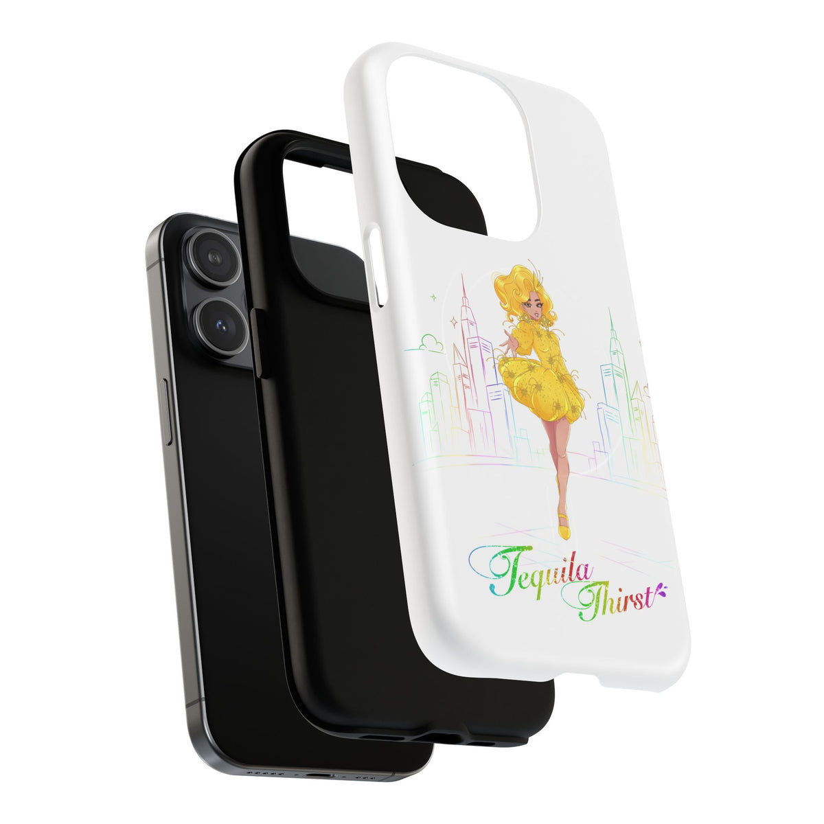 Tequila & The City - Tequila Thirst Glam Phone Case — Tough Magnetic iPhone Cover (Design 1)