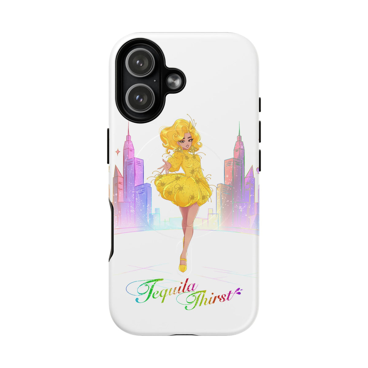 Tequila & The City - Tequila Thirst Glam Phone Case — Tough Magnetic iPhone Cover (Design 2)