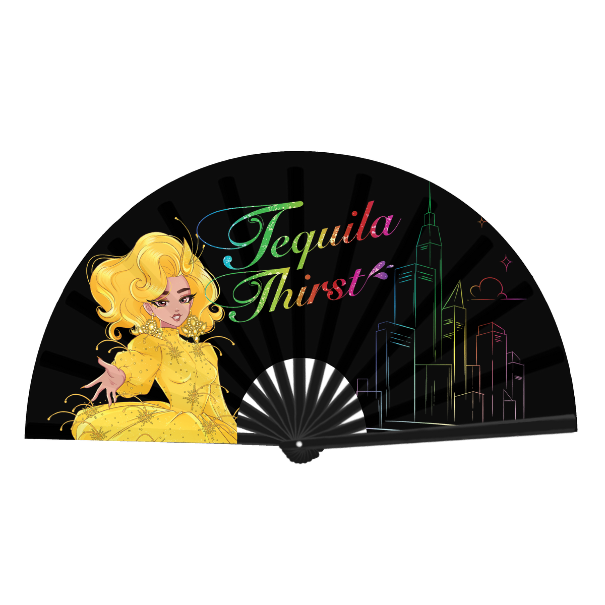 Tequila & The City - Tequila Thirst Promo Clack Fan (Design 1)